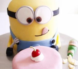 Cute Minion Fan Art Cake