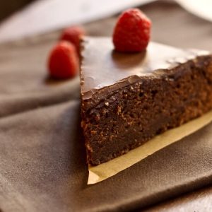 A slice of Sachertorte