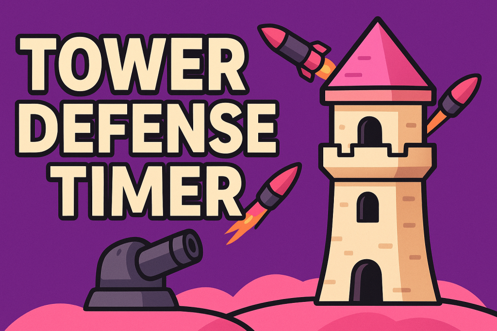 Tower Defense Timer AI Generated Logo