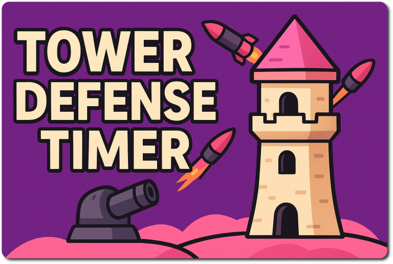 Tower Defense Timer AI Generated Logo